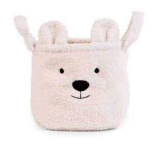 Opbergmand 25 x 20 x 20 cm Teddy Ecru