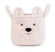 Opbergmand 25 x 20 x 20 cm Teddy Ecru