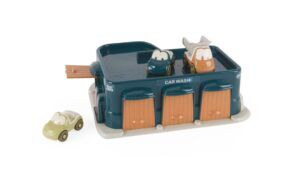 Dantoy autowasstraat met 3 auto’s foto 2