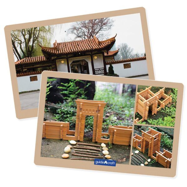 Guidecraft Tabletop Notch Blocks – Eastern 87-delig