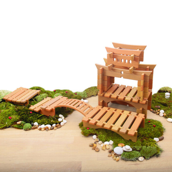 Guidecraft Tabletop Notch Blocks – Eastern 87-delig