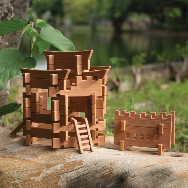 Guidecraft Tabletop Notch Blocks – Eastern 87-delig