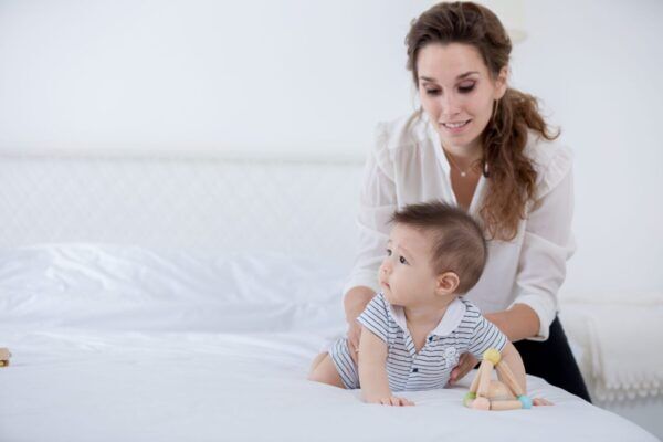 Plan Toys Houten Driehoek rammelaar