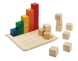 Plan Toys Houten gekleurde telblokken – Unit Link foto 2