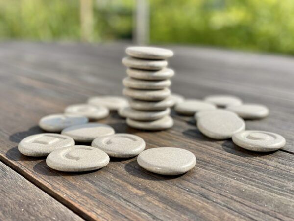 Plan Toys Houten Sensory Play Tactical Stones (24-delig)