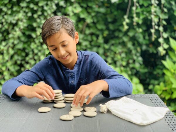 Plan Toys Houten Sensory Play Tactical Stones (24-delig)