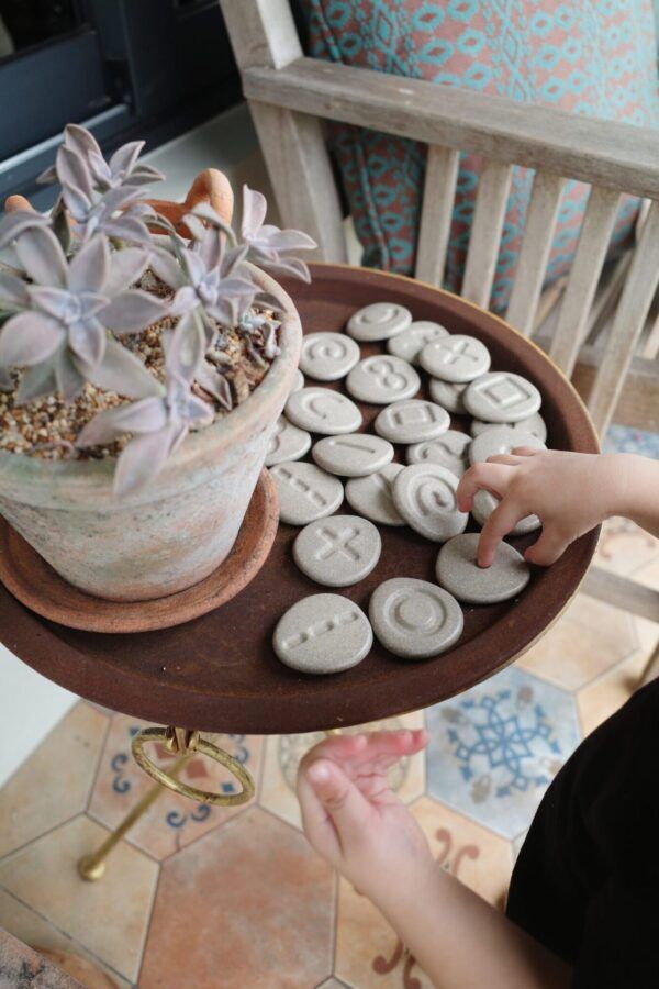 Plan Toys Houten Sensory Play Tactical Stones (24-delig)