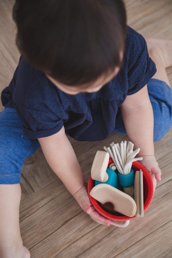 Plan Toys Houten Schoonmaakset