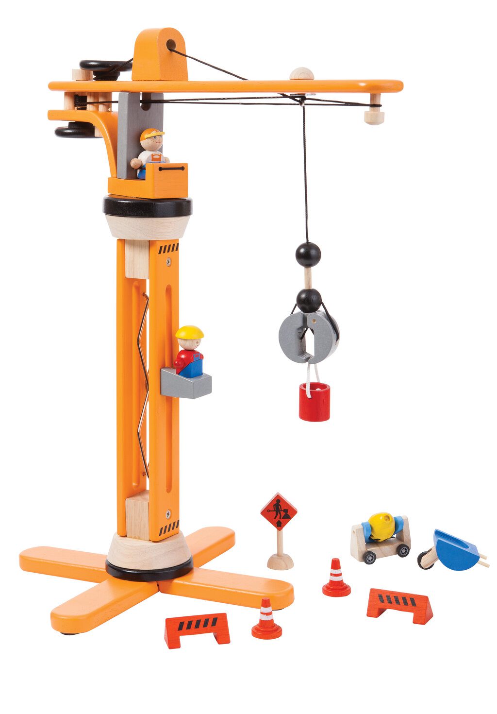 Plan Toys Houten Kraan Set