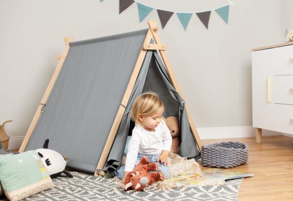 Tipi Tent Huis Grijs