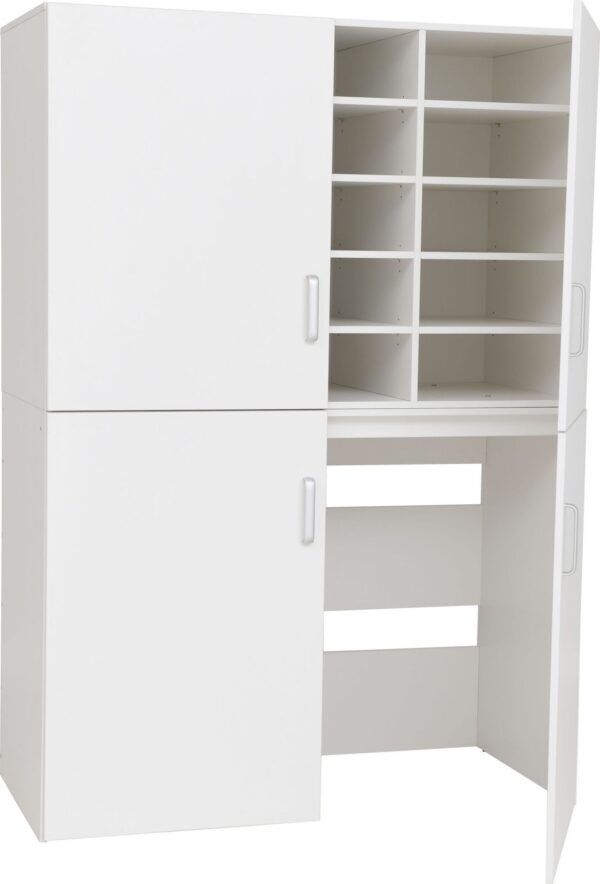 Opbergkast voor rustbedden en beddengoed Wit