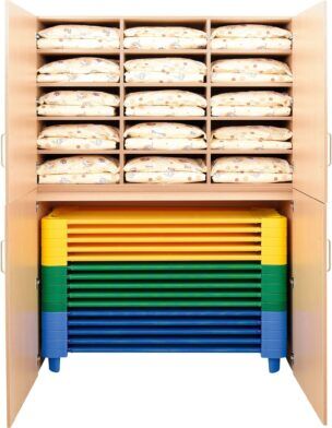 Opbergkast voor rustbedden en beddengoed Berken foto 2