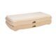 Houten rustbed met matras – stapelbaar