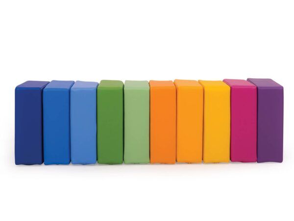 Set regenboog poefjes – 10 stuks