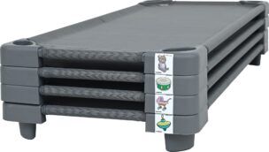 Kunststof Rustbed – Grijs foto 2