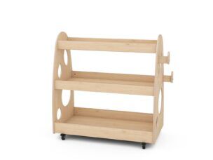 Verrijdbare houten Trolley voor accessoires