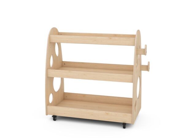 Verrijdbare houten Trolley voor accessoires