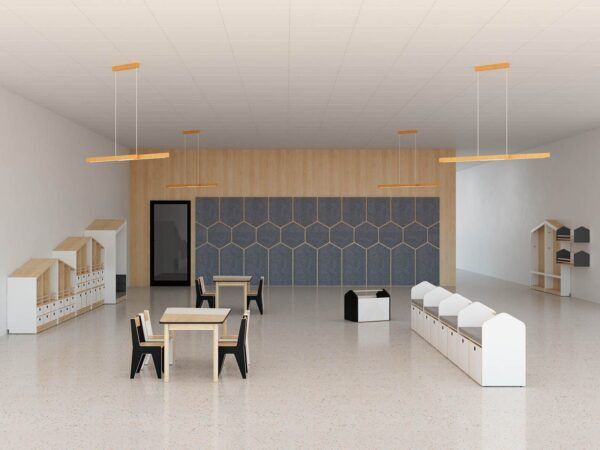 Davi Opbergbank met Rolbakken – Antraciet