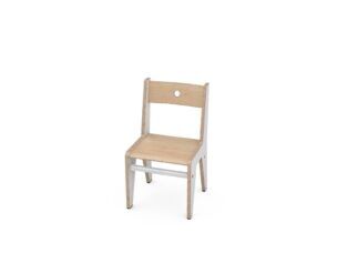 Davi kinderstoel Wit – Berken 26 cm hoog foto 2