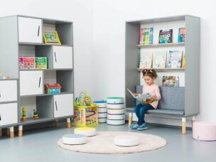 Daley Vakkenkast H163 x B103,5 x D 40 cm