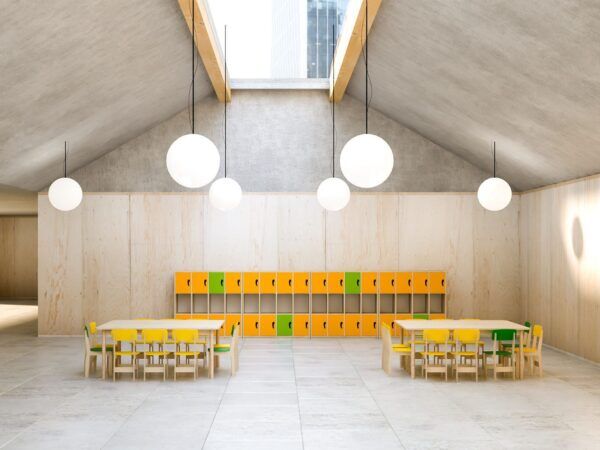 Kinderopvangtafel voor 10 kinderen – in hoogte verstelbaar