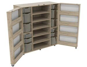 Knutselkast/vouwkast Groot - Grey Craft Oak