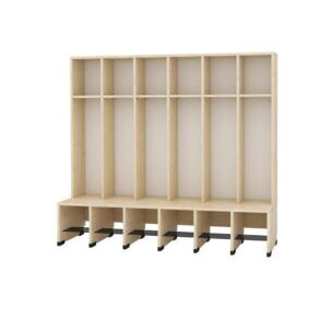 Garderobe met opbergvakken Berken, 6 Kinderen