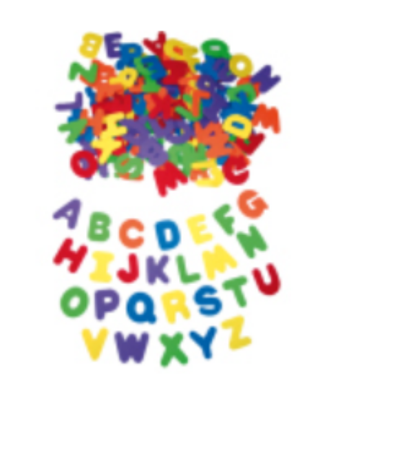 Foam plakfiguren Letters – 150 stuks