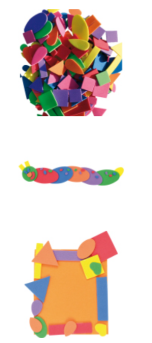 Verschillende Foam plakfiguren – 200 stuks