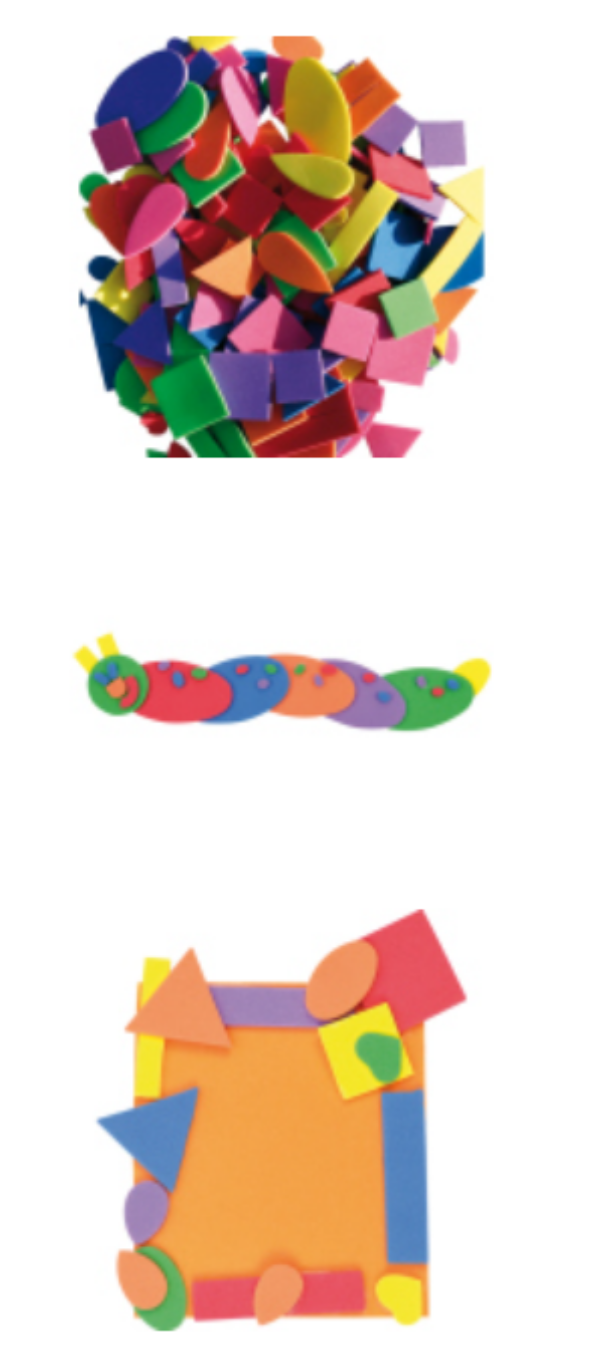 Verschillende Foam plakfiguren – 200 stuks