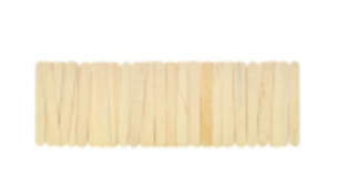 Houten knutselstokjes – Natuurlijk 50 stuks