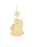 houten kersthanger engel