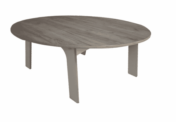 Ronde Peutertafel 120 cm – Grey Craft Oak