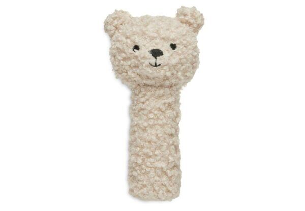 Baby Rammelaar Teddy Bear – Naturel