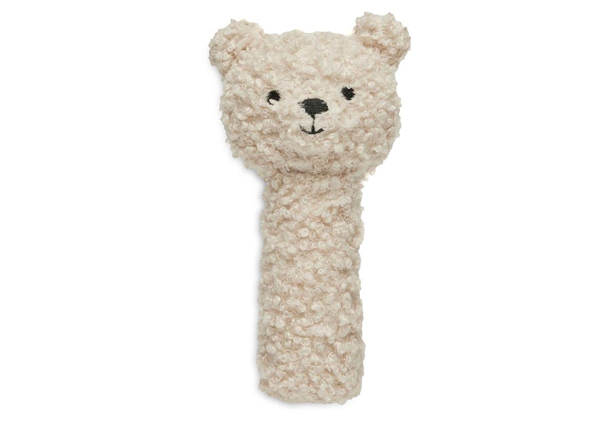 Baby Rammelaar Teddy Bear - Naturel