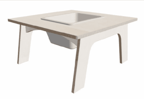 Kinderspeeltafel 1-2 jaar met Bak – Berken