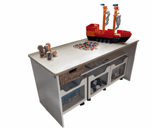 Opbergtafel van Bamboe – 120 x 50 x 60 cm