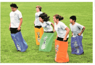 Set van 6 Spordas Zaklopers – Zaklopen 76 x 33 cm