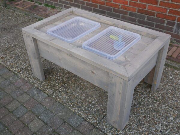 Steigerhouten Zand en Watertafel