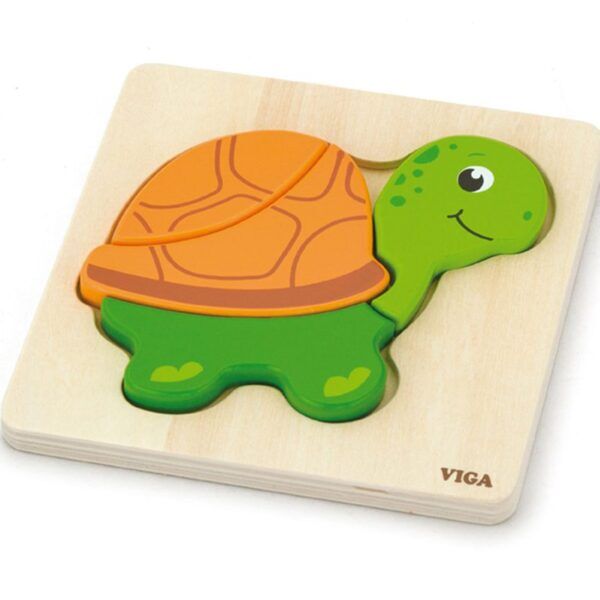 Houten Puzzel Schildpad