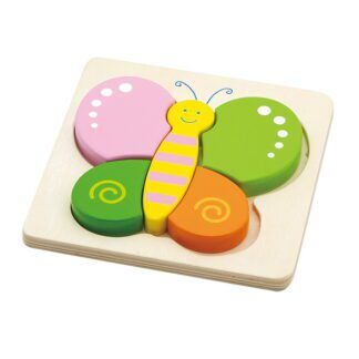 Houten vlinder puzzel