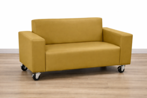 Bali 2-zits Bank – Duurzame Bank met Wielen