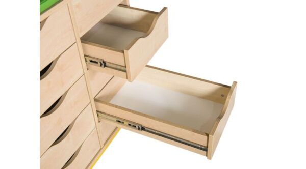 Aankleedmeubel met trap links inclusief aankleedkussen