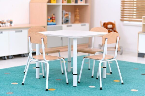 Adam stoel 3 – 4 jaar Wit – 6 stuks