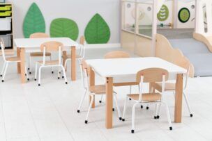 Adam stoel 3 – 4 jaar Wit – 6 stuks foto 2