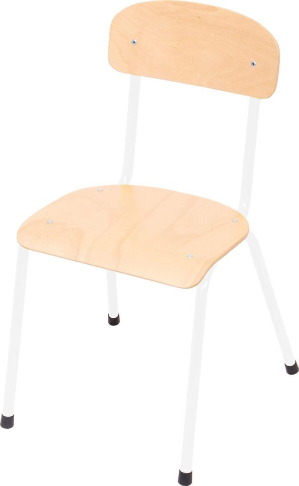 Adam stoel 4 – 6 jaar Wit – 6 stuks