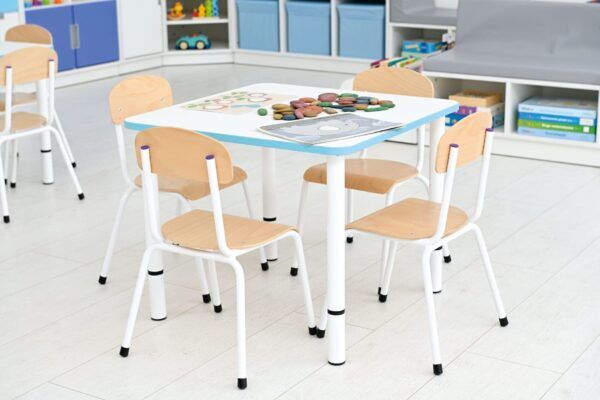 Adam stoel 4 – 6 jaar Wit – 6 stuks