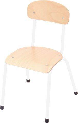 Adam stoel 6 – 9 jaar Wit – 6 stuks