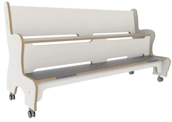 Hoogzit Ergobank 155 cm – Wit