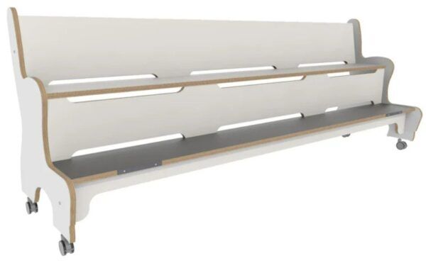 Hoogzit Ergobank 215 cm – Wit